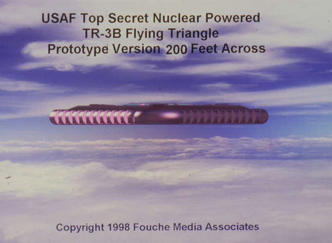 TR-3B prototype Top Secret Flying Triangle